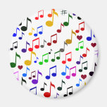 Musique avec Love_ Magnets Pour Réfrigérateur