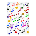 Musique avec Love_ Papier À Lettre Personnalisé