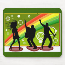 Musique danse tapis de souris