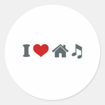 Musique de Chambre d'amour Autocollant