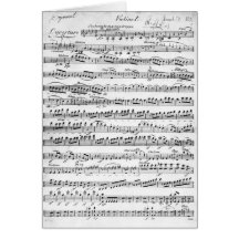 Musique de feuille pour l'ouverture à 'Egmont Carte