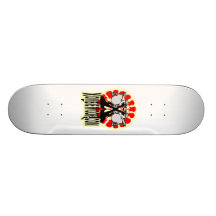 Musique de la tête 4 skateboards customisés