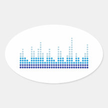 Musique d'égaliseur autocollant