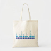 Musique d'égaliseur sacs fourre-tout