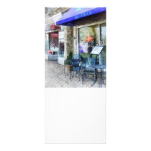 Musique et café de café cartes doubles customisables