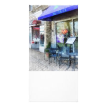 Musique et café de café photocartes personnalisées