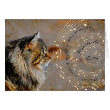 Musique et carte de chats