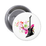musique florale pin's avec agrafe