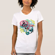 Musique - le T-shirt des femmes