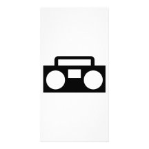 Musique par radio cartes de vœux avec photo