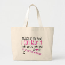 musique sacs fourre-tout