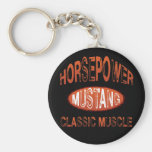 MUSTANG DE PUISSANCES EN CHEVAUX PORTE-CLÉS