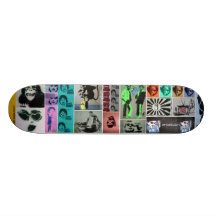 Mutilation de pochoir skateboard