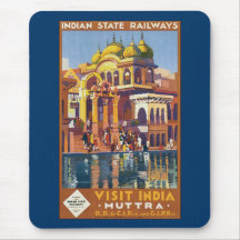 ~ Muttra de l'Inde de visite Tapis De Souris