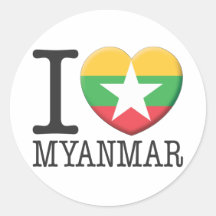 Myanmar Autocollants