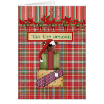 mys "Tis la carte de voeux de Noël de saison