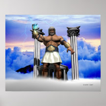 MYTHE - ZEUS AFFICHE