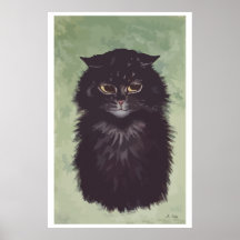 N° de peinture 2 de chat persan posters