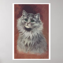 N° de peinture 5 de chat persan posters