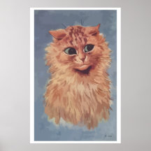 N° de peinture 6 de chat persan poster
