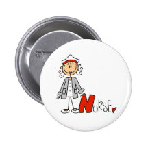 N est pour l'infirmière pin's avec agrafe
