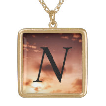 N  Momogram Necklace