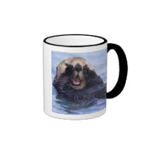 Na, Etats-Unis, Alaska. Les loutres de mer sont le Tasse À Café