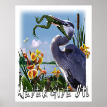N'abandonnez jamais ! affiches