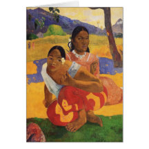 "Nafea Faa Ipoipo" - Paul Gauguin Carte De Vœux