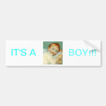 Naissance/anniversaire de bébé autocollants pour voiture
