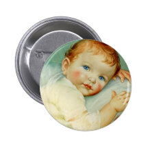 Naissance/anniversaire de bébé badges avec agrafe