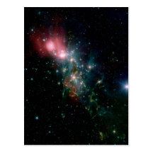 Naissance chaotique d'étoile de NASAs Carte Postale