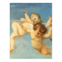 Naissance de Vénus, détail d'anges par Cabanel Cartes Postales