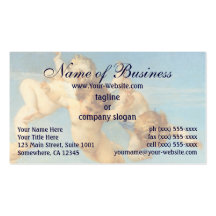 Naissance de Vénus, détail d'anges par Cabanel Cartes De Visite Personnelles