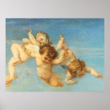 Naissance de Vénus, détail d'anges par Cabanel Posters