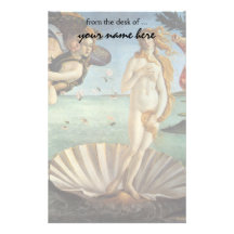 Naissance de Vénus par Sandro Botticelli Papier À Lettre Personnalisé