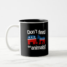N'alimentez pas les animaux mug à café