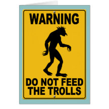 N'alimentez pas les trolls carte