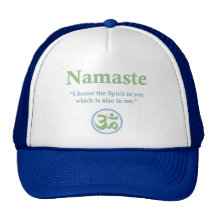 Namaste - avec la citation et le symbole de l'OM Casquette De Camionneur