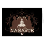 Namaste Bouddha Cartes De Vœux