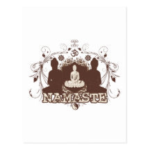 Namaste Bouddha Cartes Postales
