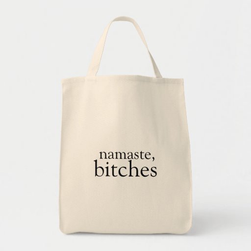 Namaste, femelles sacs en toile