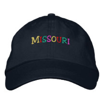 Namedrop Nation_Missouri multicolore Casquette Brodée