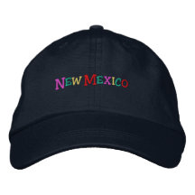 namedrop Nation_New Mexique multicolore Chapeau Brodé