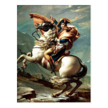Napoléon 1801 croisant les Alpes, Jacques-Louis Da Carte Postale
