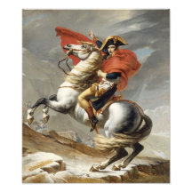 Napoléon croisant les Alpes - Jacques-Louis David Photos Sur Toile