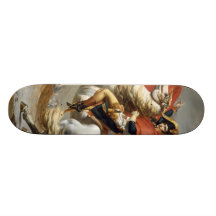 Napoléon croisant les Alpes - Jacques-Louis David Skateboard