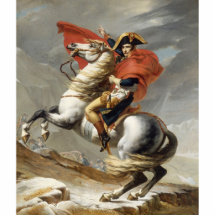 Napoléon croisant les Alpes - Jacques-Louis David Photos En Relief