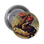 Napoléon croisant les Alpes, par David Jacques-Lou Badges Avec Agrafe