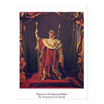 Napoléon dans des robes longues impériales par Jac Cartes Postales